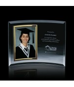 Crescent Photo Frames - Vertical   (Gold or Silver)