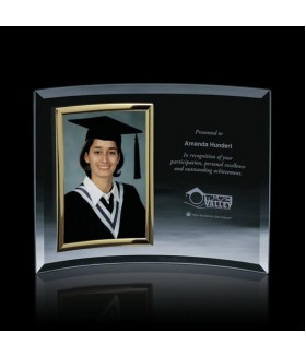 Crescent Photo Frames - Vertical   (Gold or Silver)