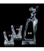 Curved 24oz. Decanter  (Individual & Sets)