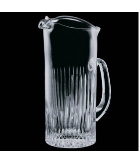 Lead Crystal Pitcher 46oz. w/ Engraving Panel
