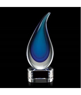 Blue Flame Art Glass