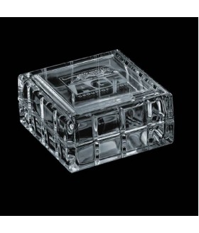 Square Crystal Trinket Box w/ Lid