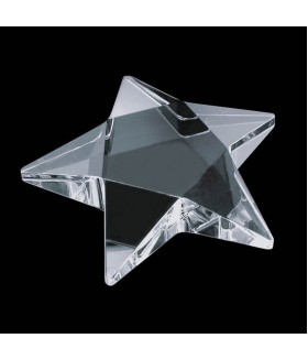 Optic Pentagon Star Paperweight