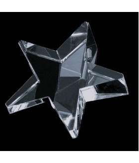 Optic Slanted Star Paperweight