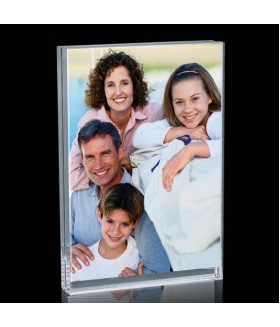 Vertical Double Glass Picture Frame