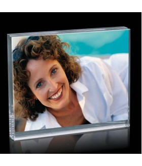 Horizontal Double Glass Picture Frame
