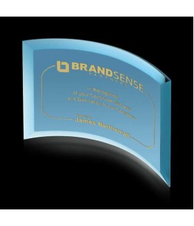 Beveled Crescents - Blue