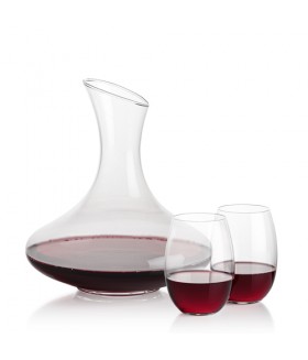 Innisfil Carafe 50oz. Carafe w/ Carlita Stemless Wine (Individual & Sets)