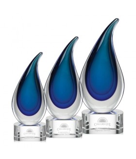 Blue Flame Art Glass