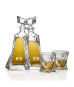 Twin Curved 24oz. Decanters (Individual & Sets)