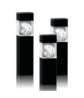 Black Optic Globe Pillar