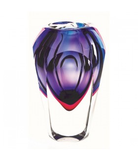 Astra Art Glass Vase - Violet