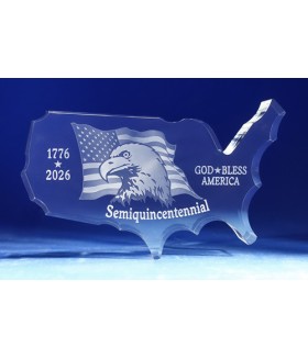 250th Anniversary USA Eagle Paperweight