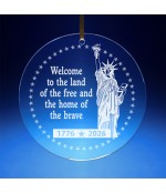 250th Anniversary 4" Sun Catcher / Ornament Designs