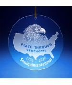 250th Anniversary 4" Sun Catcher / Ornament Designs