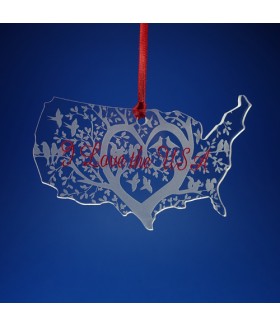 I love the USA Ornament / Suncatcher
