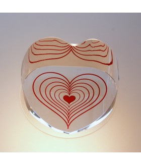 Bull's Eye Heart -Small