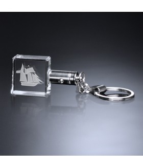 Lighted Key Chain - Square