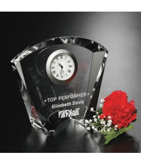 Fanfare Optic Crystal Clock