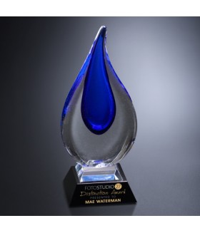 Prosperity Blue Art Glass Award