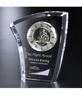 Barbour Optic Crystal Clock