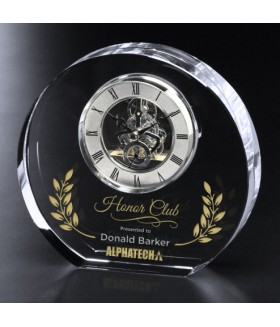 Burke Optic Crystal Clock