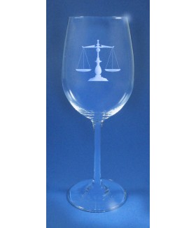 Titanium Classico Red with Scales of Justice