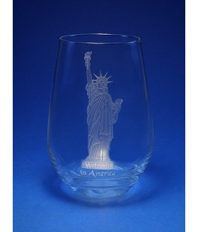 Liberty Stemless Wine Glass
