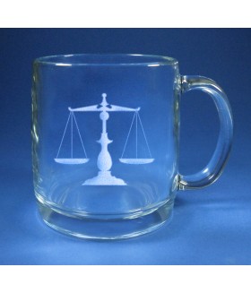 Mug with Scales of Justice