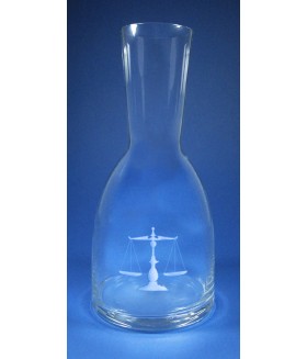 Carafe with Scales of Justice