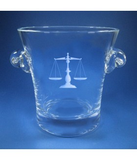 Chelsea Ice Bucket Small with Scales of Justice
