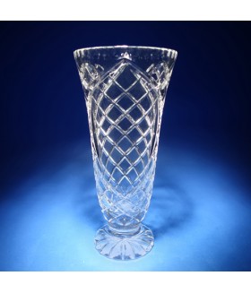 Mayfly Vase Fluted Cut Crystal Glass Vase Pondlife Gift 