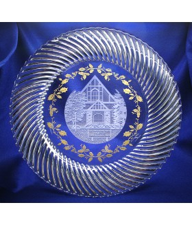 First Congregational Church, Wilmette Crystal Plate