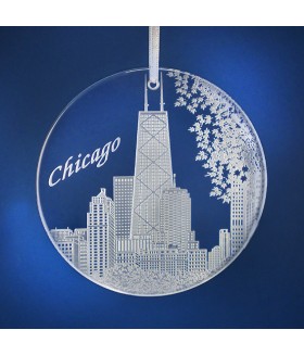 Chicago Ornament w Hancock