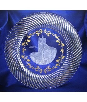 Trinity United Methodist Church - Wilmette Crystal Plate