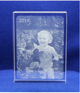 My Pride and Joy Paper Weight, Sub-Surface Laser