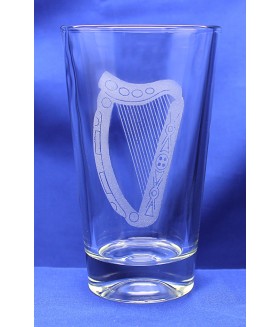 Pub Harp Glass