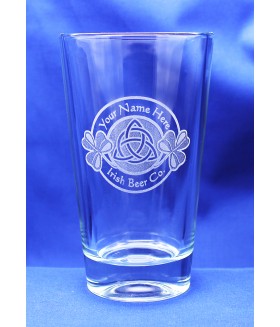 Pub Glass Customized Logo Set of 4