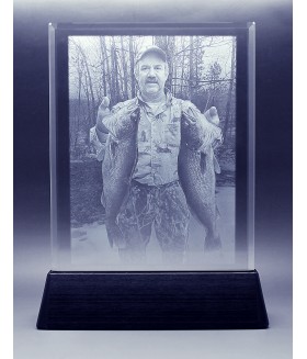 Fisherman on Rectangle Medium with Luminary Base, Sub-Surface Laser