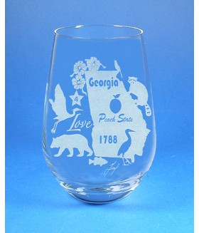 Georgia Stemless Wine Glass