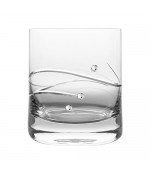 Sparkle Tumbler Glasses w/ Swarovski Diamonds - Set of 4