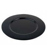 Charger Plate - Black
