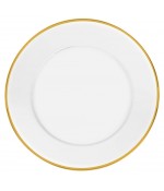 Charger Plate w/ Gold Rim