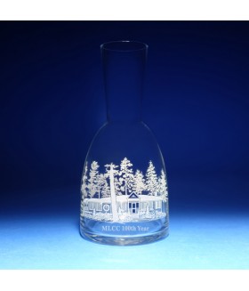 Clubhouse Engraving on Carafe