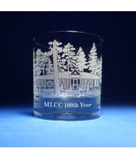 Clubhouse Engraving on Titanium Iceberg DOF Glass