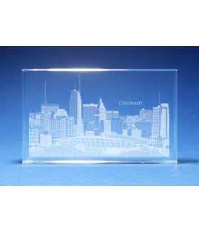 Cincinnati Skyline Paperweight