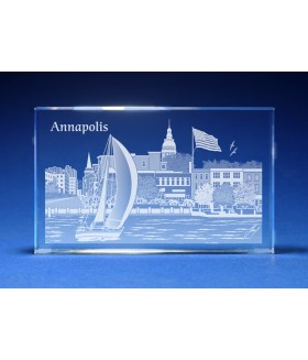 Annapolis, Maryland Skyline Paperweight