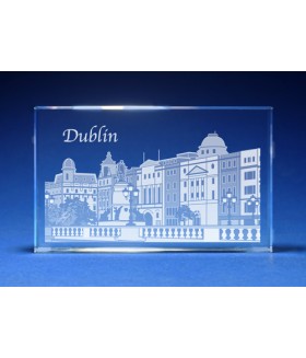 Dublin, Ireland Skyline Paperweight