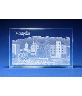 Montpelier, Vermont Skyline Paperweight