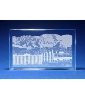 Phoenix, Arizona Skyline Paperweight